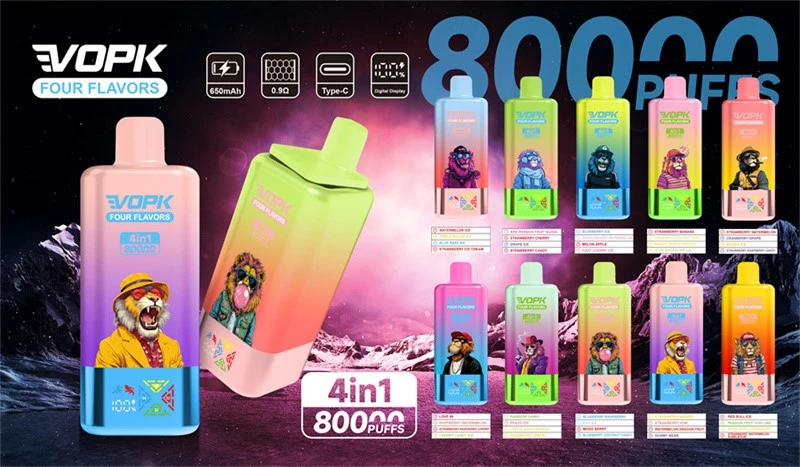 VOPK 4 Flavors 4in1 80000 Puffs VOPK 4 Flavors 4in1 80000 Puffs
